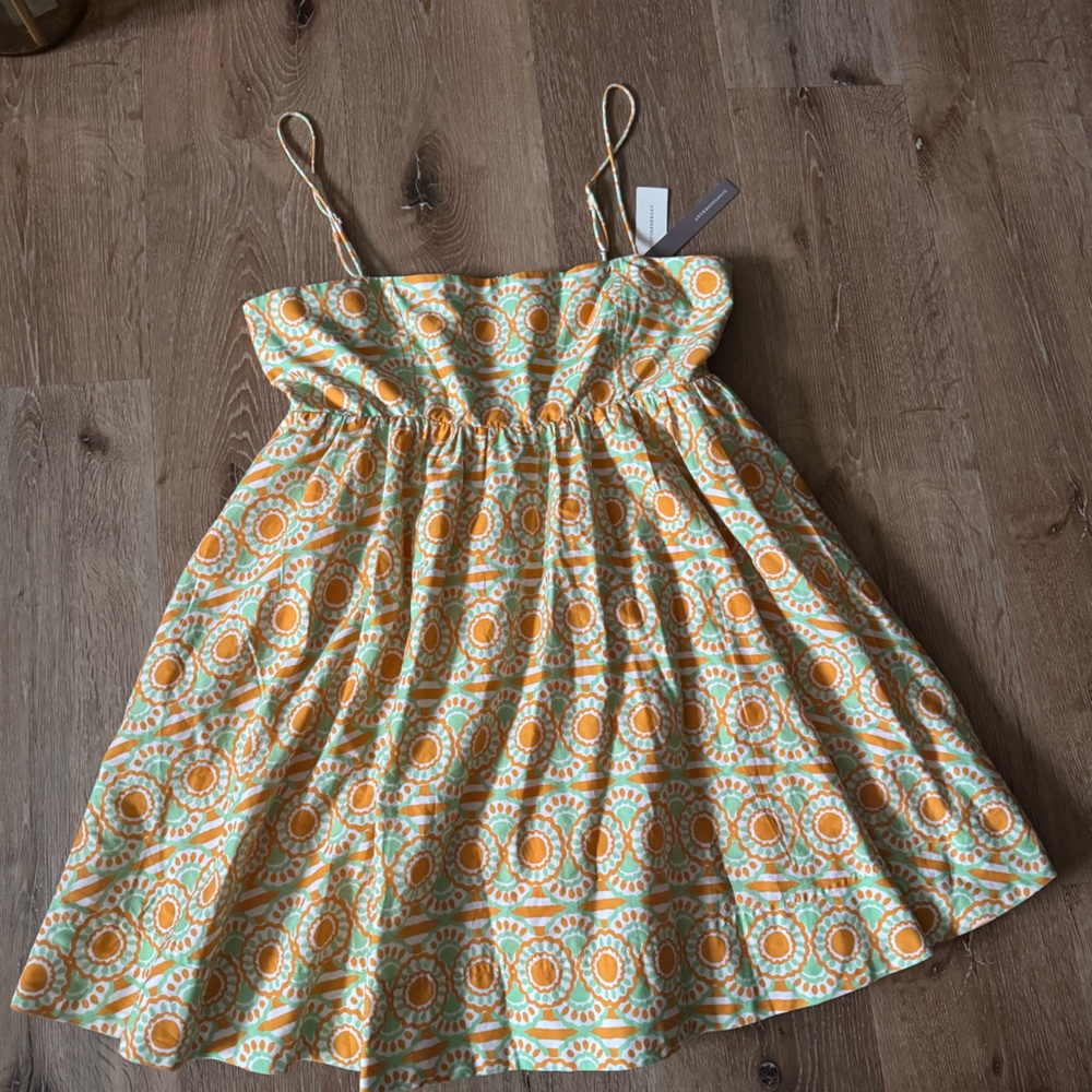 Maeve NWT Printed Babydoll Mini Dress Size S